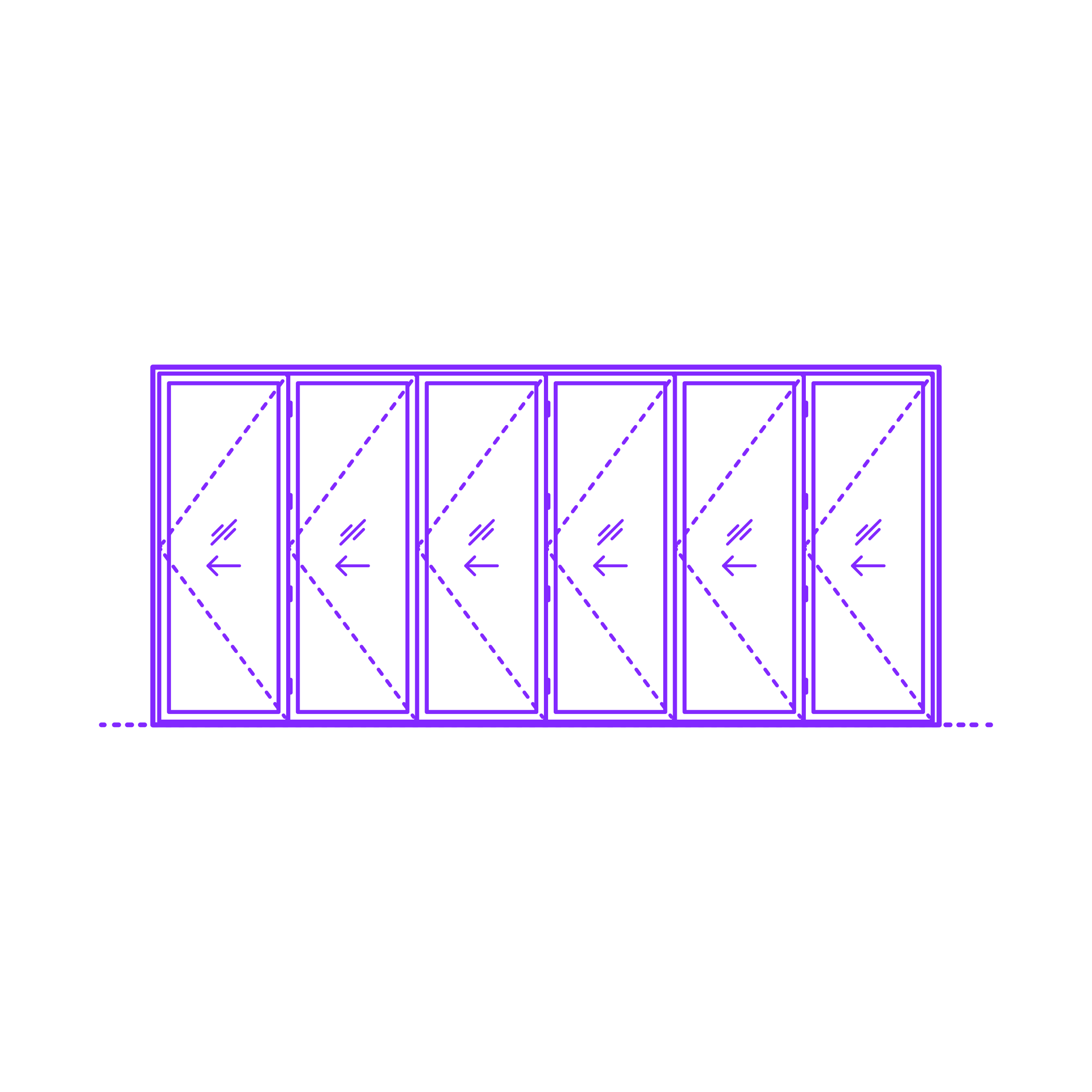 Buildings Folding Doors Bifold Exterior Door 6 Panels Line Art Svg Vector Free Vectors